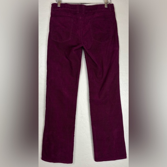 NEW J Crew Bootcut Corduroy Jeans Mid Rise Comfy Stretch 8R Purple 0968 - Picture 4 of 7